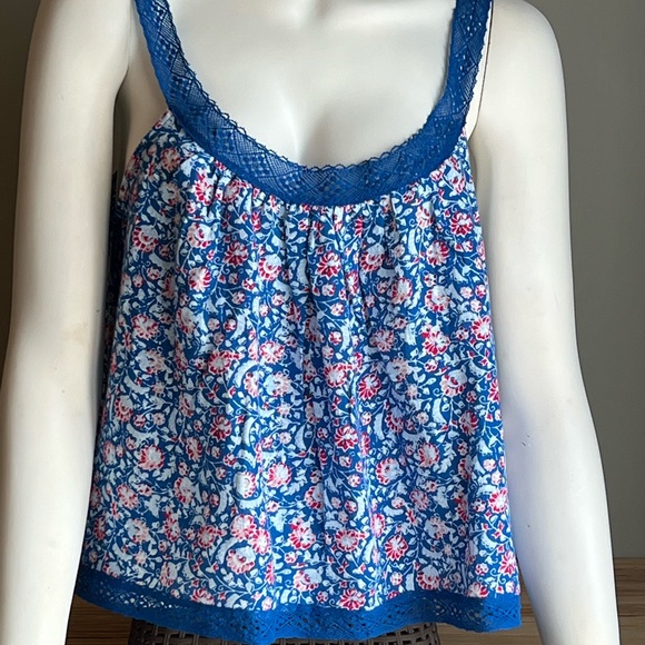 NWT Lucky Brand Floral Cami Tank Size Med - Picture 3 of 7